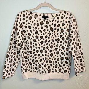 J. Crew Cheetah Sweater